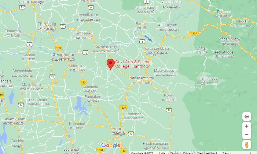 Location Govt Arts and Science College Elanthoor